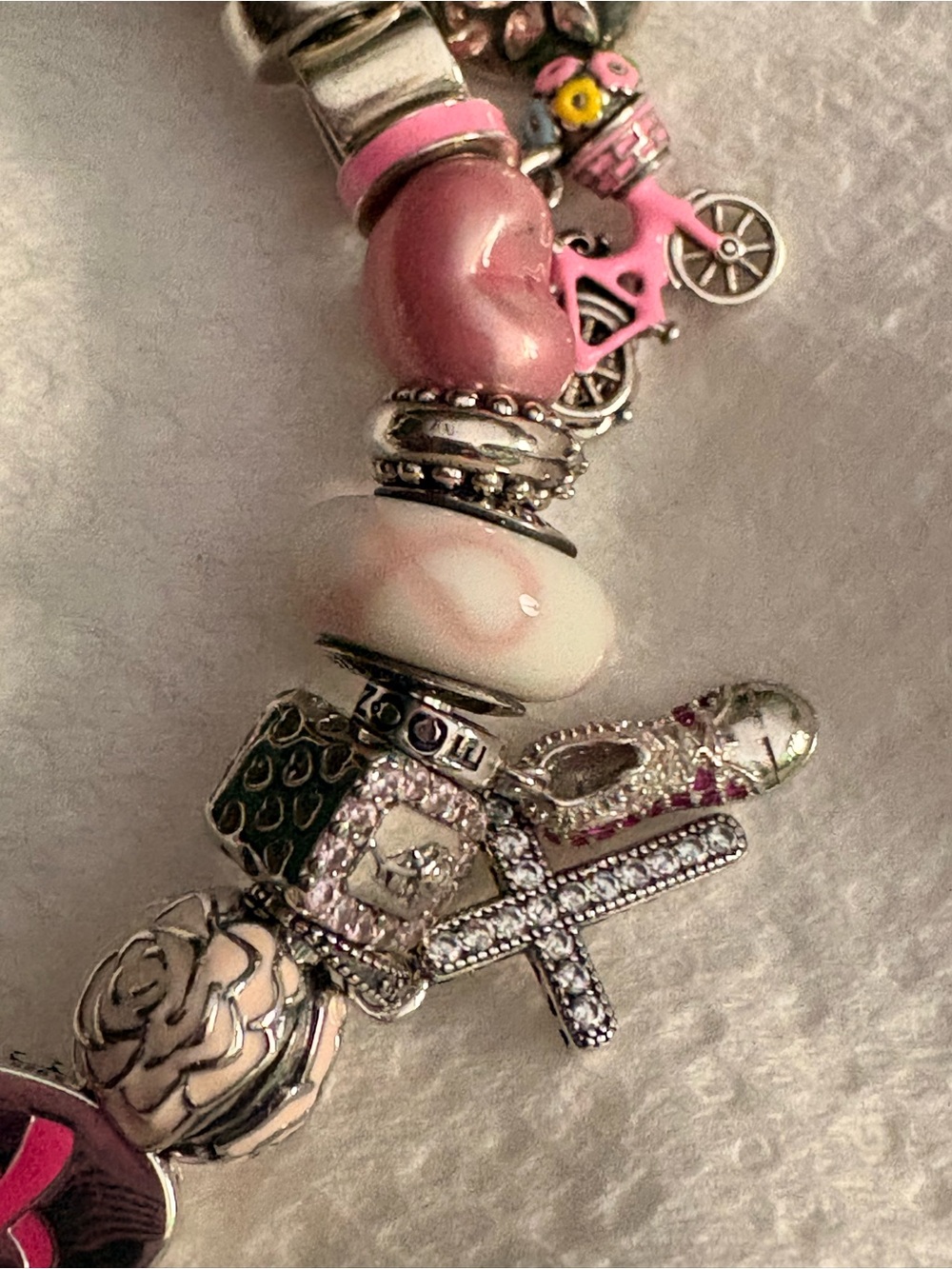 Pandora breast cancer awareness themed bracelet - Picture 7 of 10